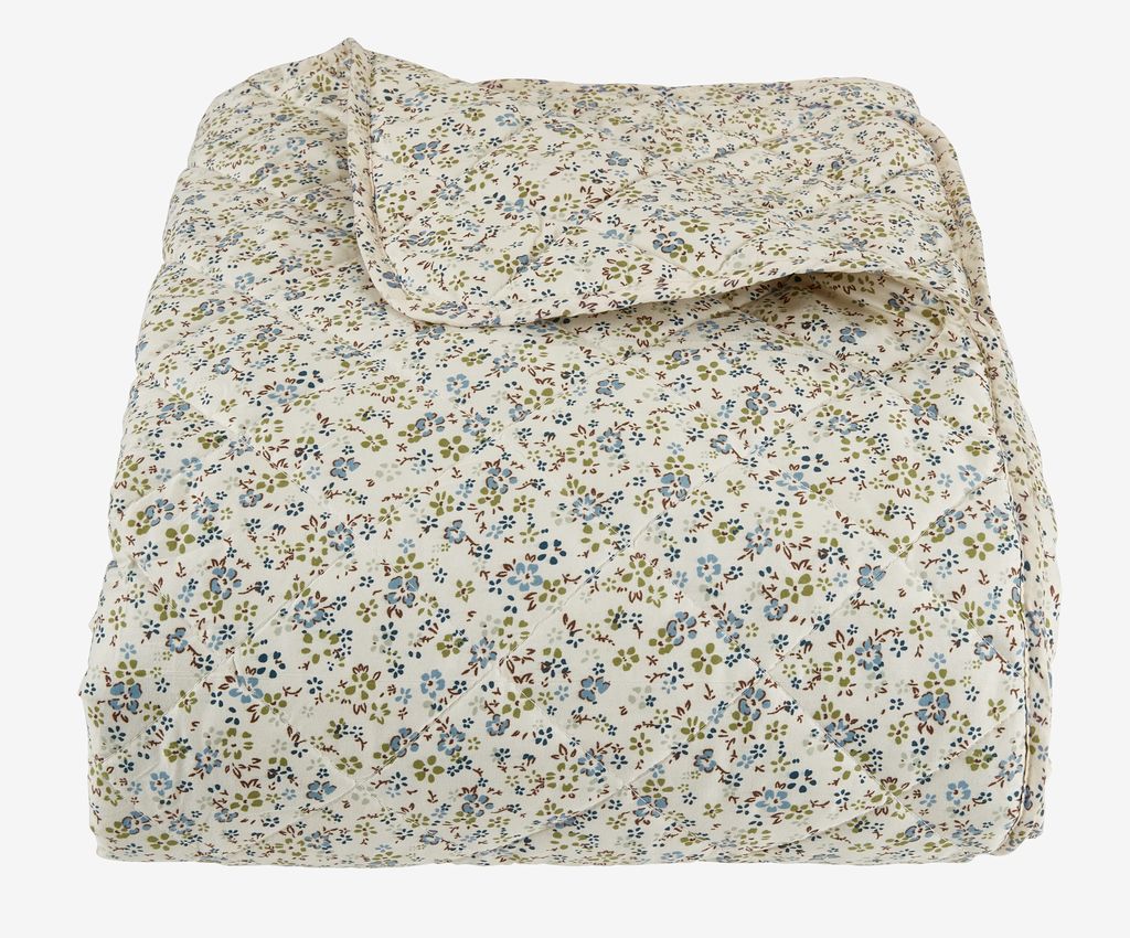 Bedspread FRESIA 220x240 green/blue - JYSK