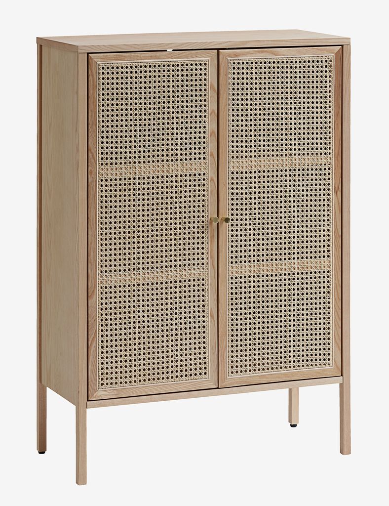 Cabinet SALTVIG 2 doors ash - JYSK