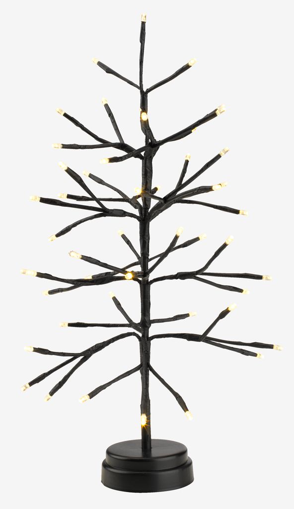 LED light tree NORDRE H45cm with 48 LED and timer - JYSK