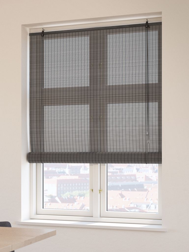 Roller blind bamboo BYRE 80x160 grey - JYSK
