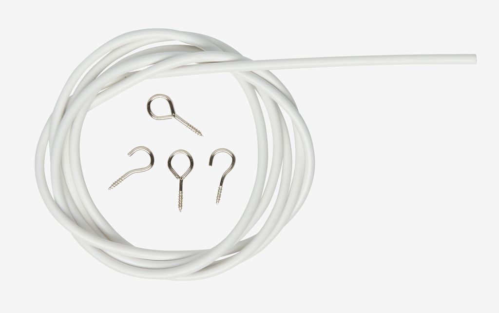 Net wire 152cm white - JYSK