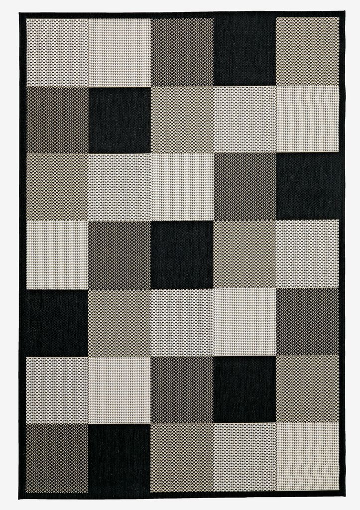 Rug RIPS 130x193 black/beige - JYSK