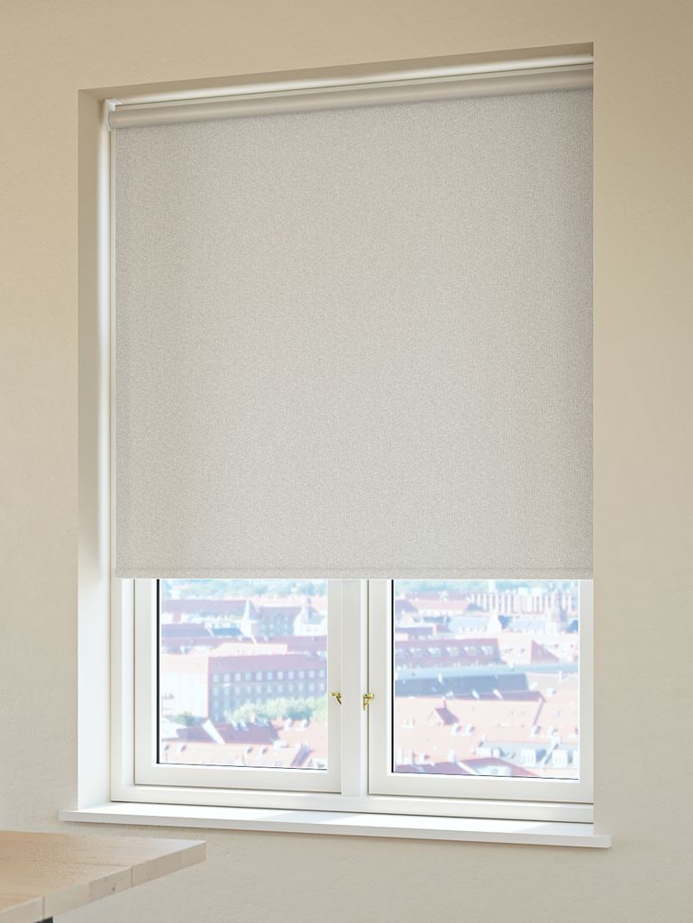 Blackout roller blind HOPEN 80x170cm beige cordless - JYSK