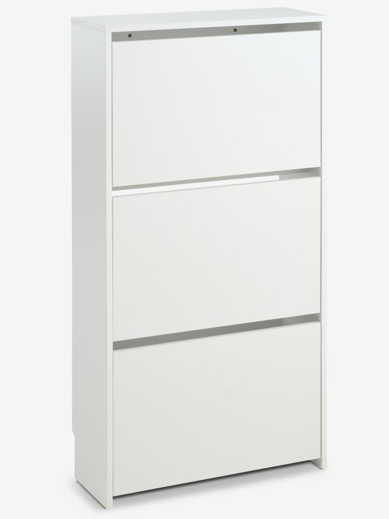 Shoe cabinet BAKHUSE 3 compartments white - JYSK
