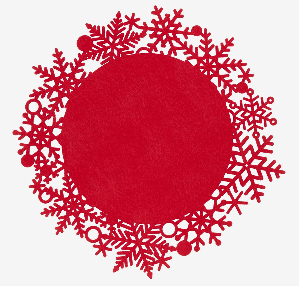 Place mat IDUN D38 red - JYSK