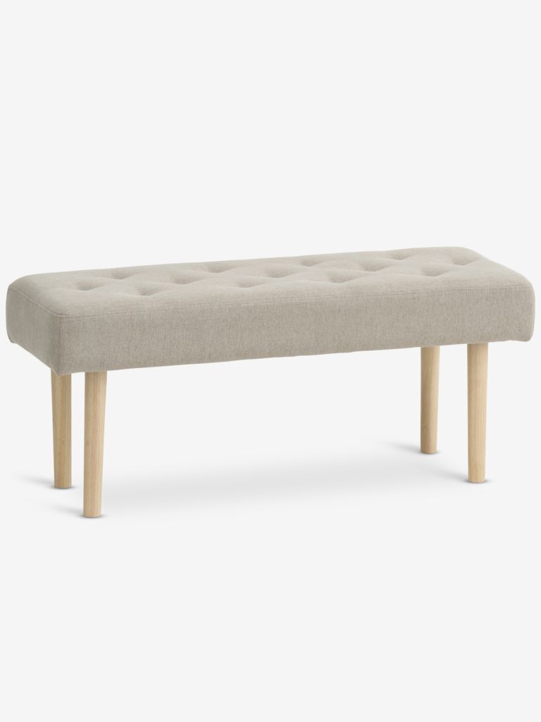 Bench HAGEBRO sand fabric/natural - JYSK