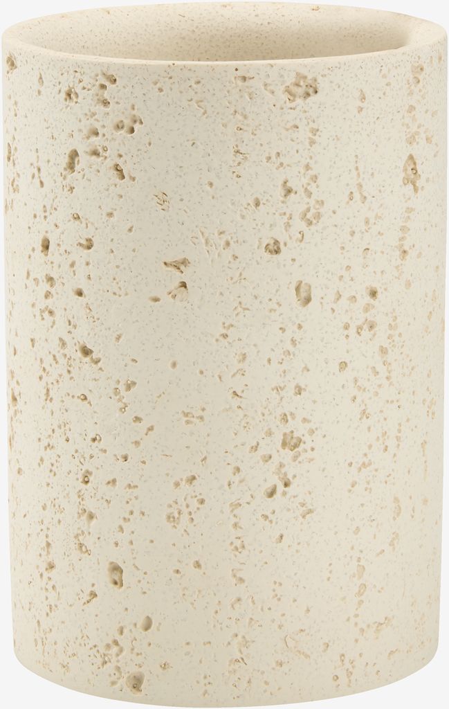 Toothbrush holder TORUP beige stone - JYSK