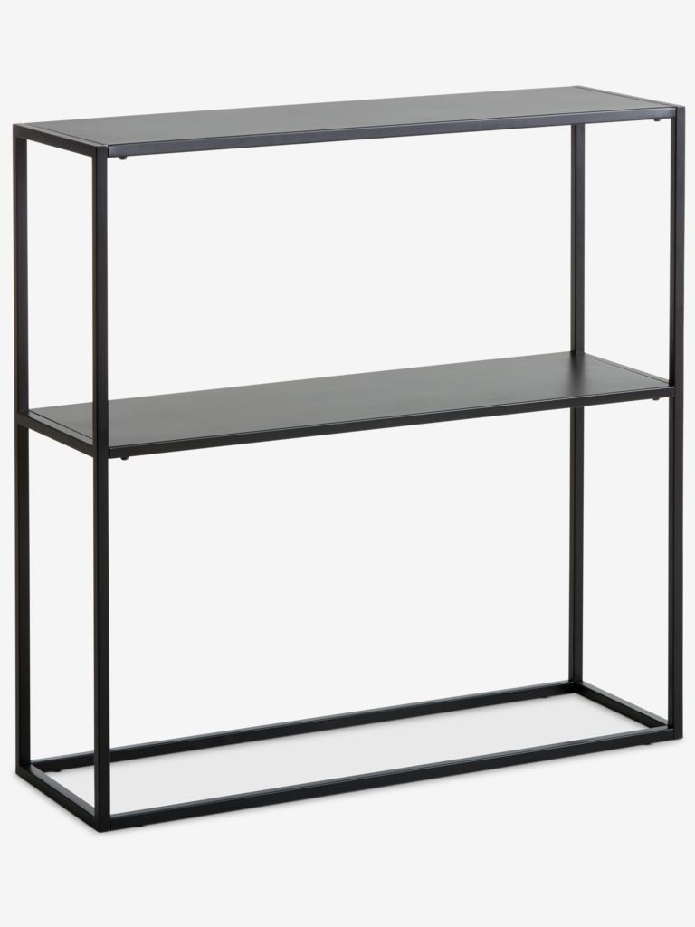 Console table VIRUM 26x80 w/shelf black - JYSK