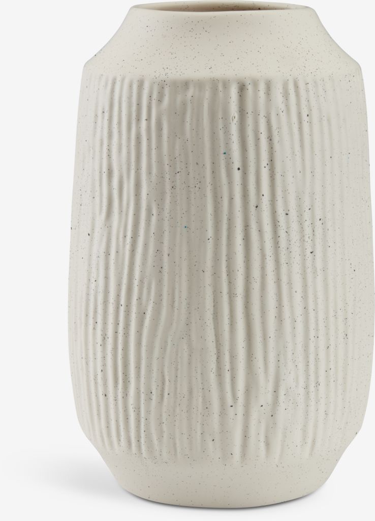 Vase CHRISTIAN D21xH33cm white - JYSK