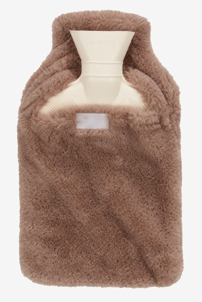 Hot water bottle KRAMFORS 1.5L with soft fleece - JYSK