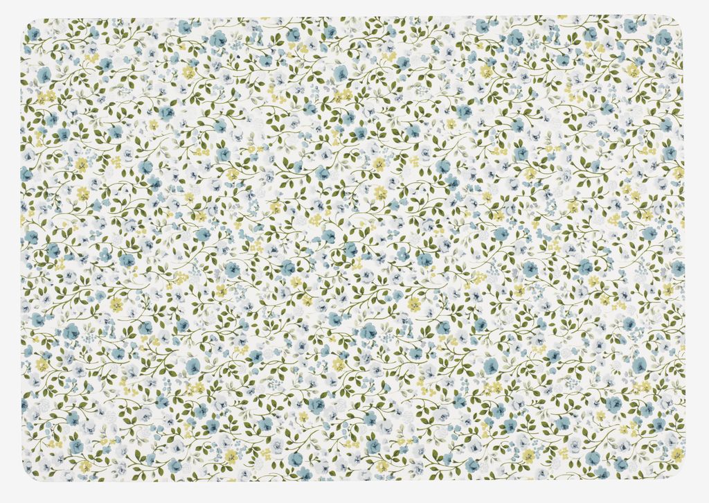 Place mat FLORA 33x42 blue/white - JYSK