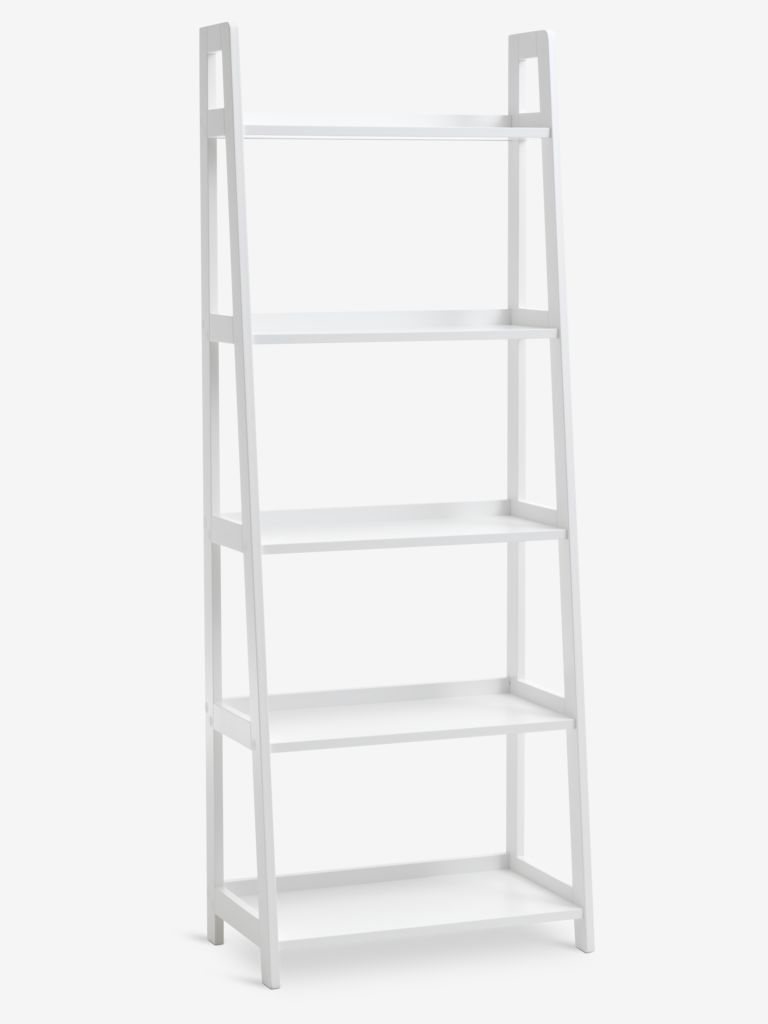 Bookcase HERNING 5 shelves white - JYSK