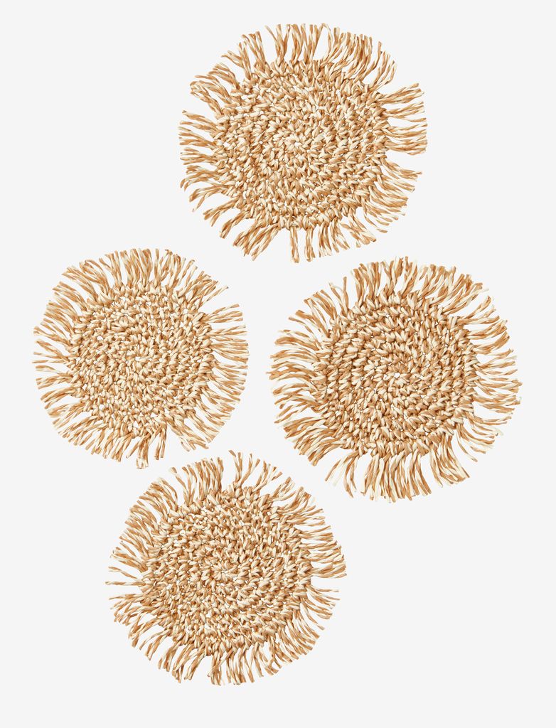 Coasters LIND D12 set of 4 natural - JYSK