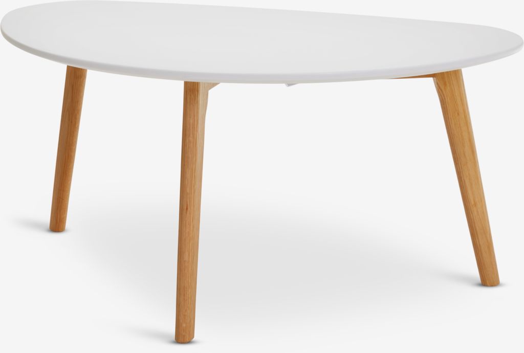 Coffee table LEJRE 48x85 white/oak - JYSK