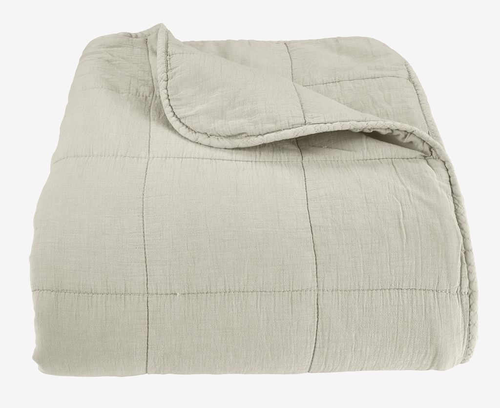 Bedspread VALMUE 240x260 beige - JYSK