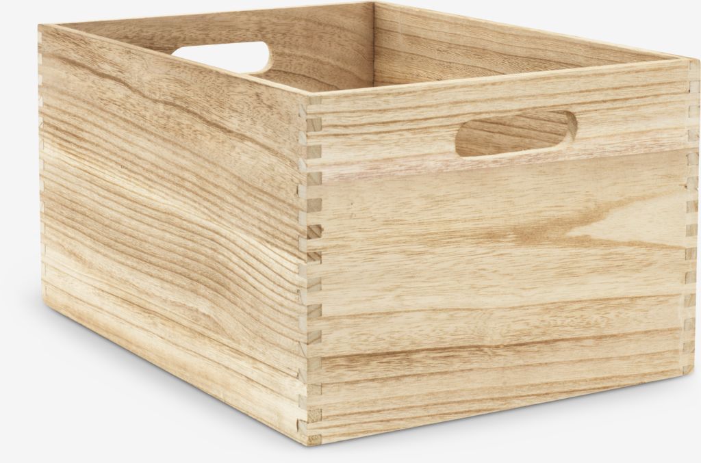 Basket THORMOD W40xL30x22cm natural - JYSK