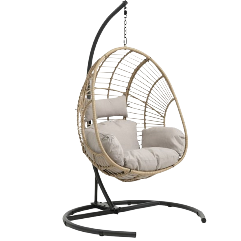 Hanging chair GJERN W118xH184xD106 natural - JYSK