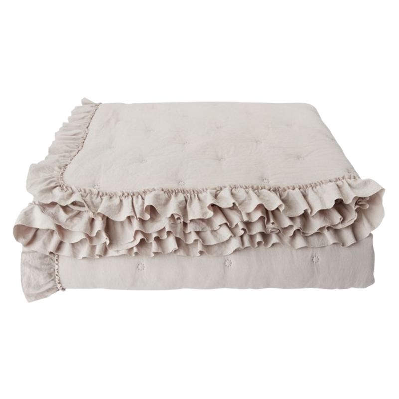 Bedspread DUNHAMMER 220x240 beige - JYSK