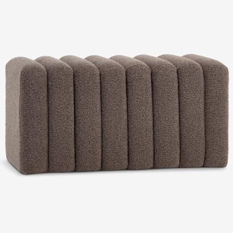 BISLEV Bench, Dark Sand Fabric - JYSK